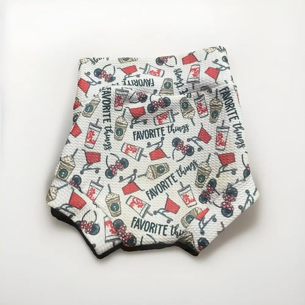 My Favorite Things‎ Print Baby Diaper Cover Sz 6-9M Chickfila Disney a Inspired